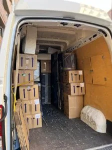 Organización eficiente en servicio de mudanza rápida